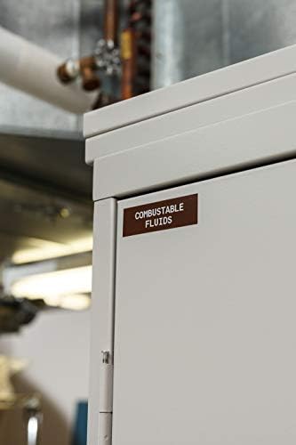 Brady Authentic (M21-750-595-BR) All-Weather Vinyl Label for Indoor/Outdoor ID, Lab and Equipment Labeling, White on Brown- ForM210, M210-LAB, M211, BMP21-PLUS and BMP21-LAB Printers, .75" W, 21' L - Image 4