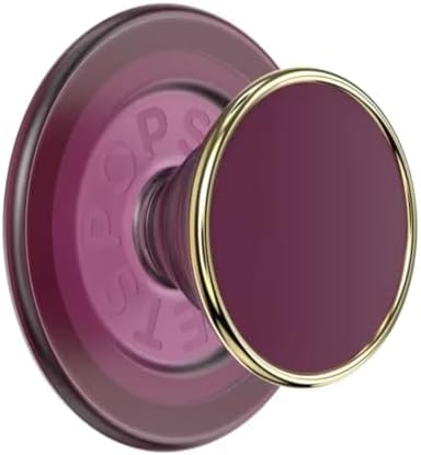 PopSockets Phone Grip for MagSafe, Magnetic Holder- Red Wine - Image 4