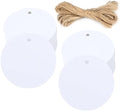 G2PLUS 100PCS Round Gift Tags with String, 2.2 Inch Blank White Paper Tag by G2PLUS