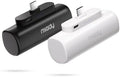 Miady 2-Pack Mini Portable Charger Built-in USB C Connector Small PowerBank by Miady