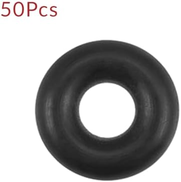 Nitrile Rubber O-Rings 5.84mm OD 2.24mm ID 1.8mm Width, Metric Sealing Gasket for Plumbing, Gas, Automotive and Faucet Repair, Pack of 50 - Image 2