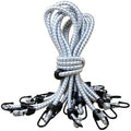 Kotap VBC-32WHT Heavy Duty Durable Multi-Use Bungee Cords with Hooks, 32-Inch, White (10-Pack) by Kotap