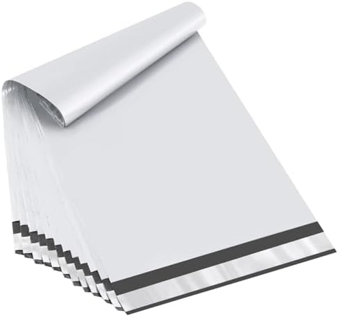 UCGOU Large Poly Mailers 17.7x22 Inch White 50 Pack Plastic Shipping Bags by UCGOU