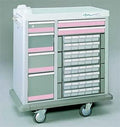 MSEC, 6 Drawer Full Sized 40 Bin Medication Cart, No Trim by Unknown