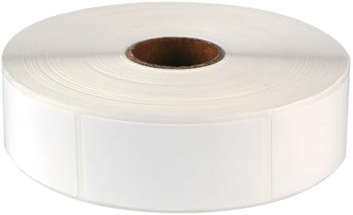 1000 Pcs Blank Removable Freezer Labels Water Oil Resistant for Food Containers Jars Pantry Organization (Each Measures 1” x 2”) by Lrogoe