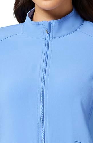 Cherokee iFlex Scrub Jacket for Women 2 Pocket Zip Front - Image 5