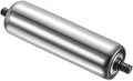 PATIKIL Conveyor Roller 2" Diameter 8" Length, Stainless Steel Gravity Transmission Replacement Part Galvanized End, Silver by PATIKIL