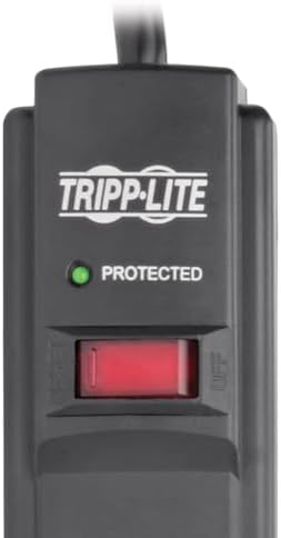 Eaton Tripp Lite TLP606USBB 6 Outlet Black Surge Protector with USB & USB-C - Image 5