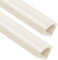 ZhiYo 15ft Corner Cable Hider for 3-5 Cords, Wall & Floor Cord Hider Beige by ZhiYo