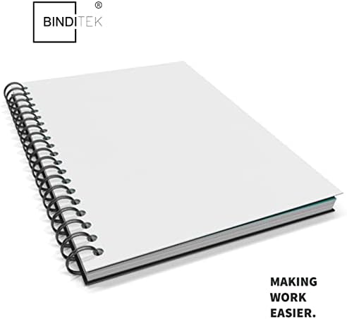 Binditek 12 Mil Sand-Textured Binding Covers, Letter Size, White, 25 Pack - Image 4