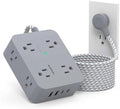HANYCONY Surge Protector Power Strip 15 Ft Long Cord, 1080J, Flat Plug by HANYCONY