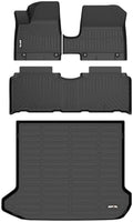 AIPOIL® Custom Fit TPE Floor Mats & Cargo Liners for 2025-2026 Hyundai Ioniq 5 with Unmovable Console (Not for Limited/XRT/N), All-Weather Waterproof Stain-Resistant Durable Raised Edge Car Liners by AIPOIL