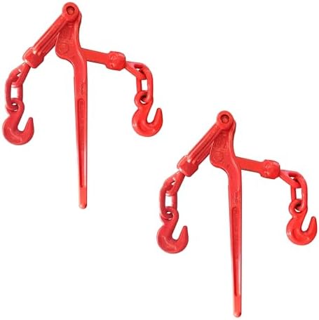 2 Pack 1/2" - 5/8" Snap Binders Transport Lever Binder Set Heavy Duty by MegaCargoControl