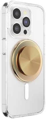 PopSockets Phone Grip for MagSafe, Magnetic Holder- Alum Radial Gold - Image 3