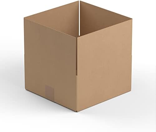 13" x 13" x 7" Kraft Corrugated RSC Shipping Box - 25/Bundle by Krollen+Industrial