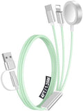 1Pack Travel Essentials for Apple Watch Charger,3-in-2 Multi Charging Cable by Accessoriesforphoneandelectricproducts