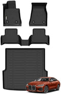 All Weather Floor Mats Cargo Liner for BMW i4 2022-2025 2026 by Wailtnb