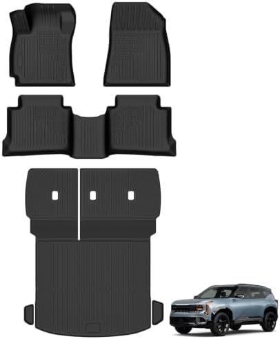 Floor Mats for 2027 Kia Seltos, TPE Cargo & Seat Back Liners by Abystar