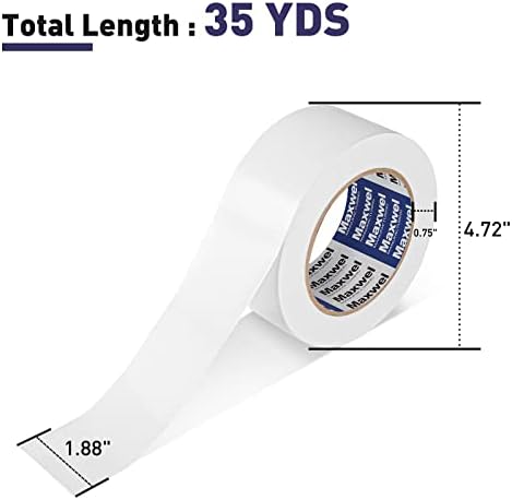 Duct Tape White Heavy Duty Waterproof Duct Tape for Home Repair - Image 6