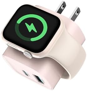 TESSAN Charging Blocks for Apple Watch Charger, USB C Charger Block 3-in-1 by TESSAN