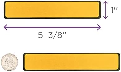 Carstens Adhesive Sticker Labels, 5 3/8” x 1”, Binder Labels for 1” Ring Binder Spines, Goldenrod, Roll of 200 - Image 4