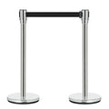 DuraSteel Chrome Crowd Control Barriers Stanchions by DuraSteel