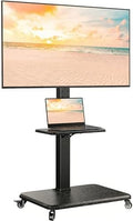 PERLESMITH Rolling TV Stand with Wheels for 30-75 Inch TVs up to 110 lbs by Perlegear
