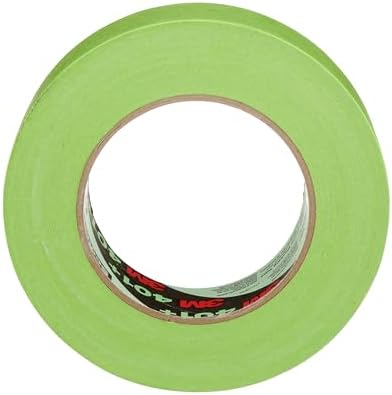 3M High Performance Green Masking Tape 401+, 6 mm x 55 m, 96 Rolls per case Bulk - Image 2