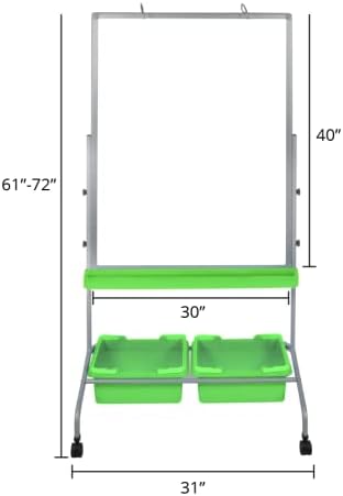Stand Up Desk Store Mobile Whiteboard and Flipchart Easel - Image 5