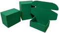 50 Pack 4.3x3.1x2 in Hunter Green Mini Shipping Boxes by Unknown