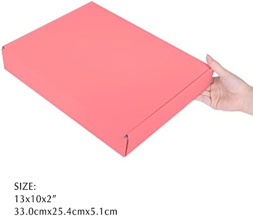 Pink Cardboard Corrugated Boxes - 13x10x2, 30 Pack - Shipping & Mailing Boxes - Image 5