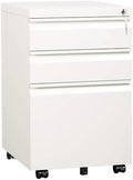 DEVAISE 3 Drawer Mobile File Cabinet, Fully Assembled Except Casters by DEVAISE