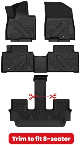LASFIT Floor Mats for Kia Telluride Hybrid 2027 (Not Fit Gas) - Image 2