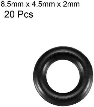 uxcell Nitrile Rubber O-Rings 8.5mm OD 4.5mm ID 2mm Width, Metric Sealing Gasket, Pack of 20 - Image 2