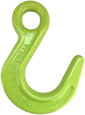 Heavy Duty Weight Large Opening Lifting Hooks 1 Pack 11904 lbs G80 Alloy Steel Crane Hook for Equipment Lifting, Harbor Transport, Construction Work【1 Pack *5.4t】 by YANBORUI