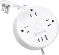 TROND Travel Power Strip, Retractable Extension Cord 5ft, Cruise Essentials by TRONDOfficial