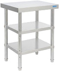 KUARBARR Stainless Steel Table Stainless Steel Prep Table 18 x 24 Inch, NSF Metal Commercial SS Kitchen Prep Worktable for Restaurant Kitchen Garage Warehouse by KUARBARR