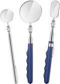 Copkim Telescoping Inspection Mirror Tool,50/25/30 Mm,Round,Oval,Round by Copkim