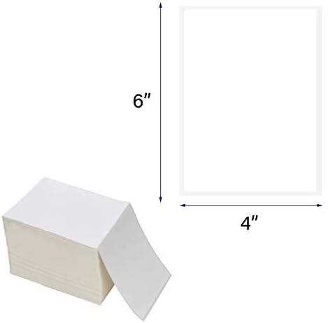 OausTect 4x6 Shipping Label 8000 Fanfold Labels - Image 2