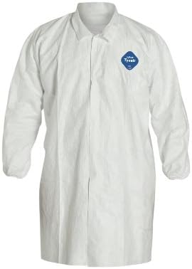 DuPont Tyvek 400 Disposable Extra-Long Frock Elastic Cuff, White, Large, 30-Pack - Image 3