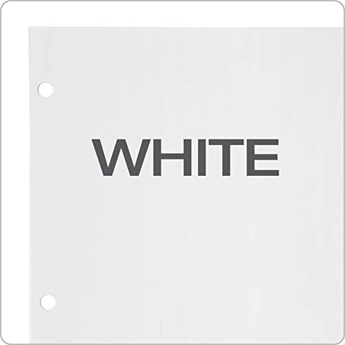 Oxford Blank Write On Binder, 1/5 Cut Tabs, 3 Hole Punch Dividers in 5 Tab Sets, 100-Dividers, 20 Sets, White (89981) (Pack of 5) - Image 4