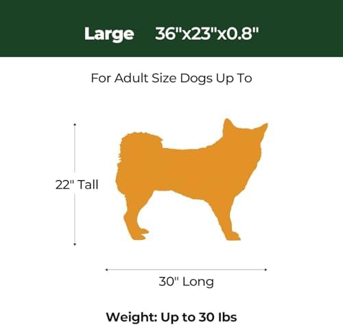 BALANCE Dog Crate Pad, Dog Foam Crate Mat Kennel Pad, Washable Water-Resistant Pet Bed Flat Dogs Cage Mat for Large Dogs, 2 Packs - Image 5
