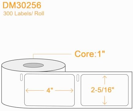 (3600 Labels/3-Proof 1" Core) Labelebal Replacement for DYMO 30256, 2-5/16" x 4"(59 mm x 101 mm) Direct Thermal Labels Postage Address Shipping Labels Compatible for DYMO & Rollo & Zebra Printer - Image 3