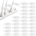 Wrap-It Storage Cable Labels - Medium, White (30-Pack) Write On Cord Labels, Wire Tags for Cable Management and Organizer for Electronics, Computers and More by Wrap-ItStorage
