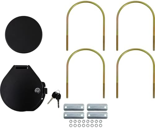 Buyers Products CC810, 8 Inch Locking Conduit Carrier Kit, Black Powder Coat Aluminum, Key Locking Door and End Cap, Drill-Free Mount, Adjustable Length Carrier for Trailers, Ladder Racks - Image 6