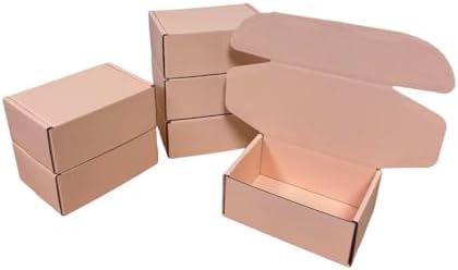 50 Pack 5.1x3.1x1.6 in Powder Pink Shipping Boxes by Unknown