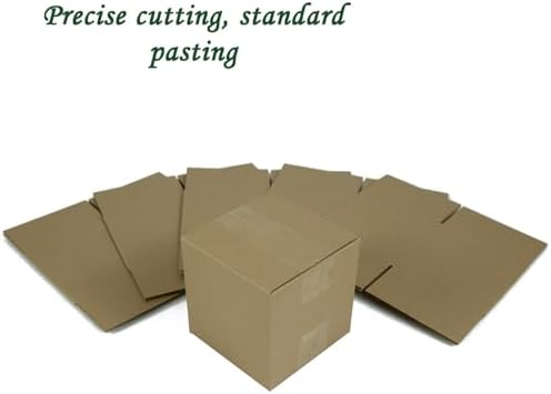5x5x5 Inches Shipping Boxes Set of 40, Brown Corrugated Cardboard Box Literature Mailer for Packing Small Business - Image 3