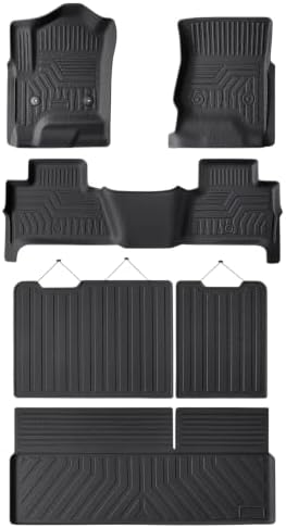 Floor Mats Cargo Liner for Tahoe Yukon 2015-2020 6/7 Seats by WeatherLiner