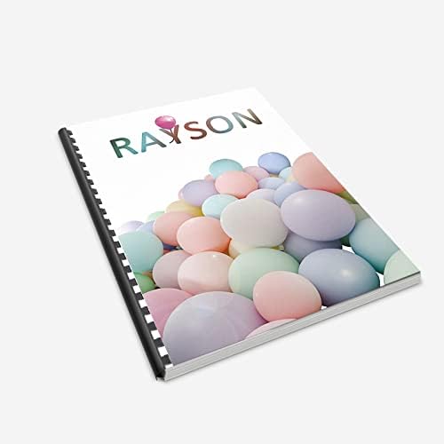 Rayson Plastic Comb Binding Spines, 9/16in. 19-Ring, 105-Sheet Capacity, Black Comb Binding Spines, Max. Binding Letter Size Paper, Box of 100 - Image 3