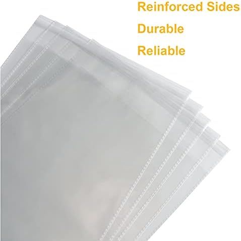 50pcs 12x16 Inch Resealable Poly Clear Bags for Packaging Clothing & T Shirts Self Sealing Bags - Image 3